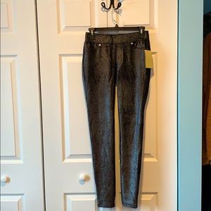 NWT MK Black/Silver Leggings!